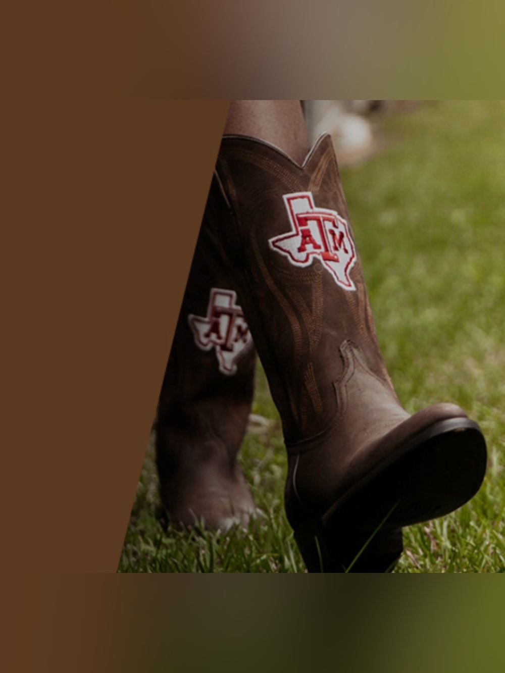 Texas A&M Women's Gameday Brown Boots Size 11